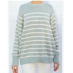 Brandy Melville Brianna Cotton Thin Stripe sweater oversized nautical coastal